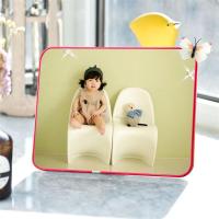 照片墙相框挂墙照片相框摆台定制相框创意可爱拉菲水晶摆台相框|红色 30寸60x75厘米