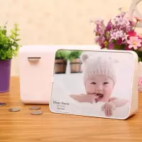 卡通可爱7寸影楼相架摆台韩国婚纱照相框洗相片儿童宝宝七寸田园|钱罐 7寸+洗相片