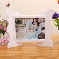 卡通可爱7寸影楼相架摆台韩国婚纱照相框洗相片儿童宝宝七寸田园|屏风(需裁剪一点) 7寸+洗相片