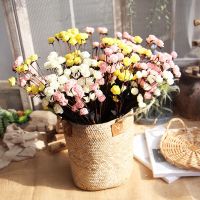 花束pe装饰品摆件卧室单支客厅茶几植物家居仿真小玫瑰假花绢花|10支混搭颜色备注