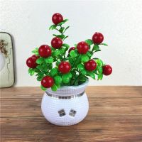 仿真假花草摆件客厅家居茶几摆设塑料花干花束植物小盆栽套装饰品Y6|幸福豆小盆栽