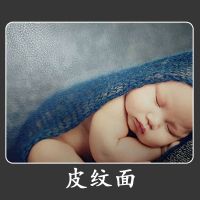 洗照片木相框创意水晶摆台定制儿童宝宝相片个性礼物制作婚纱挂墙Q3|皮纹面 10寸