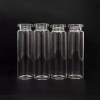 只小玻璃瓶空瓶子心愿瓶分装瓶精油瓶透明实验室幸运星瓶K6|100只卡口高7CM(不带木塞)