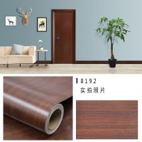 木纹纸门贴纸墙纸自粘防水卧室家具翻新贴旧家具桌面衣柜木门墙贴Y1|木纹贴纸-8192 2米*30CM