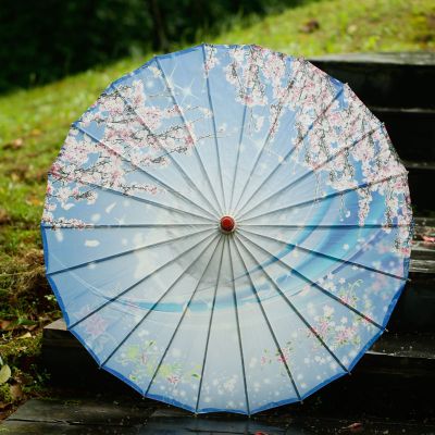 油纸伞女古风舞蹈旗袍走秀拍照道具演出伞吊顶古典装饰油纸工艺伞Y9|08 直径82cm
