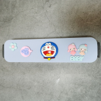 可爱不锈钢少女便携式餐具盒旅行小学生儿童筷子勺子套装G7|北欧猫头蓝勺子+筷子