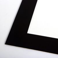 厂家直供彩色卡纸相框 裱8开4k画框挂墙a4简易画框67寸相框十个装J5|黑色 16开(10个装)