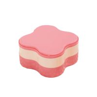 创意四叶草分格果盘糖果盘瓜子果盒干果盘糖果盒水果盘家用客厅I3|[四叶草]双层粉色