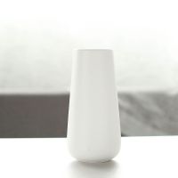 简约陶瓷花瓶家居饰品客厅摆件电视柜装饰品干花仿真花小花瓶D9|[瑾萱]白小号(20CM)