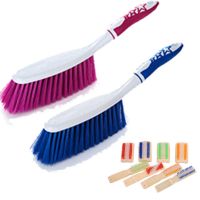 精美浮雕床刷浓密软毛家用床上沙发能除尘毛刷子加厚扫炕笤帚A0|软柄床刷1把+竹板刷1把