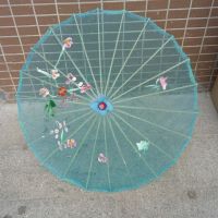 透明舞蹈伞道具成人用工艺演出广场舞伞模特t台走秀表演出娟沙伞N7|天蓝透明 透明伞