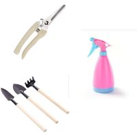 花剪修枝剪花艺剪刀修花家用盆景园艺专用插花能花草剪子工具Q5|1直头剪刀+1粉喷壶+1三件套