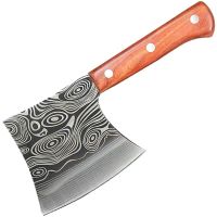 德国钢斩骨刀不锈钢专业厨师剁骨菜刀一体化柄家用骨刀斧头刀F4|国产斧