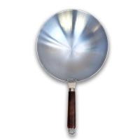 铁锅 炒锅家用无涂层圆底纯铁锅章丘舌尖燃气灶酒店专用炒锅N9|圆底直径32厘米