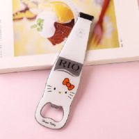 创意个性开啤酒起子开瓶器冰箱贴时尚可爱酒吧家用起子启瓶器E7|白色KT 1个
