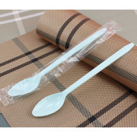 书亦烧仙草性长柄勺子水果捞果茶叉长羹奶茶勺包装100只Y8|淡绿勺子100只