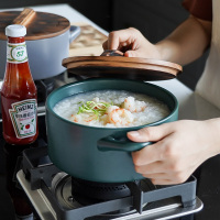 颜值韩式拉面锅汤锅家用燃气锅煮汤韩国泡面麻辣烫小煮锅