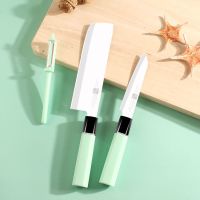 德国工房切菜刀家用不锈钢骨刀持久锋利切肉刀切片厨师刀具W5|网红日式刀+日式水果刀+削皮器