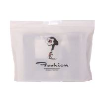 定制收口袋外面束口袋打包带加厚塑料手提袋包装袋N3|头像(50个/包) 中号40*30*11