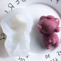 水晶滴胶立体兔子小猪奶酪模具可爱兔子果冻慕斯蛋糕磨具U5|3D大号小猪模具