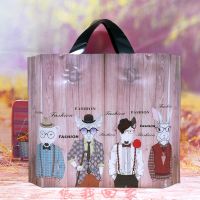 加厚女装袋服装衣服店手提袋子化妆品袋塑料包装定做X0|男人帮体验款(5个)装 中号32*32侧宽8