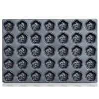 新35连蒸蛋糕模具爱心泰国香米糕模具烘焙器具商用蒸盘新款上市F2|35连风车5*7蒸米糕模具