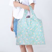 加大号便携市仿棉布手提折叠学生时尚主妇买菜大号收纳袋P2|大号火烈鸟