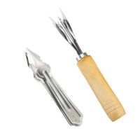 削菠萝刀具神器菠萝削皮器甘蔗削皮刀水果刀工具U6|V型菠萝铲刀+菠萝镊子
