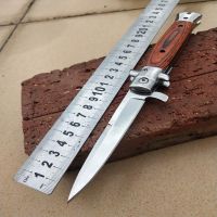 野外求生折叠刀瑞士军刀能野营钓鱼便携车载户外用品刀具L7|红檀木手柄折刀