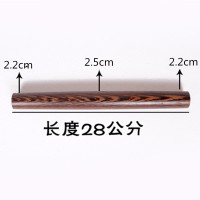 擀面杖实木大号擀面杖实木压面棍饺子皮杆面棍面棒大号小号无漆|28厘米鸡翅木擀面杖