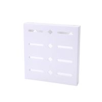 免打孔刀架刀座架子壁挂式创意厨房用品塑料家用菜刀架刀具收纳架B3|白色刀架+1对备用贴（共2对贴）