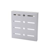 免打孔刀架刀座架子壁挂式创意厨房用品塑料家用菜刀架刀具收纳架B3|灰色刀架+1对备用贴(共2对贴)