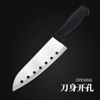 日本不锈钢菜刀厨房刀具套装切冷冻肉刀寿司刀生鱼片刀水果刀|日式开孔菜刀