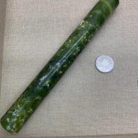 大号岫玉擀面杖玉石擀面杖擀面棍包饺子神器不粘面的石材F2|黄金岫玉27/2.5厘米1根