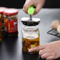 不锈钢省力拧盖器开瓶器 啤酒起瓶器饮料开盖器 玻璃罐头开盖神器|果绿(升级不散架款)