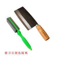 正宗阳江菜刀手工切片刀锋利阳江刀锻打刀桑刀肉片刀厨房切菜O6|阳江刀1把+带柄磨刀石1个