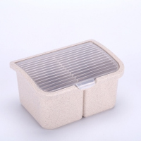 厨房用品小麦调料盒套装家用组合装调味瓶盐糖收纳罐作料盒调料瓶|北欧米