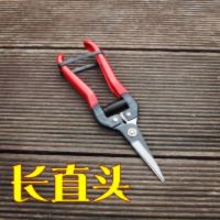 葡萄剪刀桔子剪摘果稀果翘头采果剪盆栽修枝树枝水果园艺工具神器F5|长直头