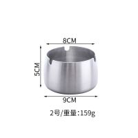 不锈钢牙签盒牙签筒牙签盅家用防耐摔创意档加厚便携北欧美P4|中号不锈烟灰缸