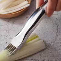 不锈钢能切菜神器葱丝刀切葱器刨丝葱花刀创意厨房小工具神器U1
