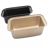 送油刷/ 吐司面包模具烘焙工具/长方形不沾芝士吐司烤箱烘烤模具|黑色+金色[各1个]