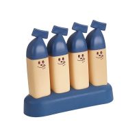 diy冰格冰激凌模具雪糕模具家用可爱冰盒冰块模具塑料制品J6|蓝色香蕉4组