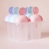 家用雪糕模具冰淇淋棒冰盒网红自制冰棒冰格冰棍盒儿童diy冰激凌|小可爱6只(宝宝爱)