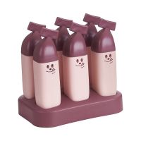 diy冰格冰激凌模具雪糕模具家用可爱冰盒冰块模具塑料制品J6|粉色香蕉6组