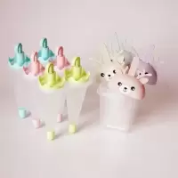 创意diy家用雪糕模具冰淇淋棒冰盒网红自制冰棒冰格冰棍盒冰激凌|伞恋+鹿缘10支装