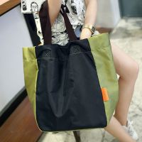 大容量可折叠便携市购物包单肩女手提袋布袋买菜T9|深蓝色