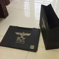 ins同款 潮牌纸袋 boy纸袋 女手提袋 打包袋袋H5|2个大号优惠价(不送其他)