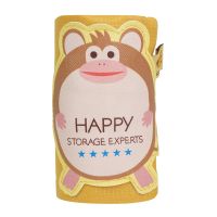 韩版市折叠便携布袋子春卷袋压缩袋收纳袋单肩R6|折叠黄色快乐小猴