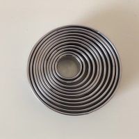 厂家直头加厚不锈钢饼干切模慕斯圈圆形饺子模不锈钢蛋糕模具B9|11头套装