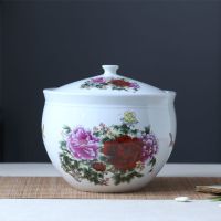 家用陶瓷米缸米桶带盖密封米酒腌肉缸猪油缸3斤5斤10斤20斤防潮虫Z2|得意斤